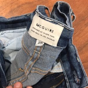 McGuire denim with camo side